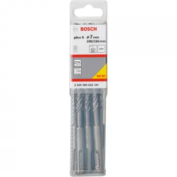 Boor, Bosch SDS-plus-5, 165 mm lengte, SDS-plus-schacht
