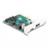 DeLOCK PCI Express x4-kaart 1 x USB Type-C 1 x USB Type-A 10 Gbit/s