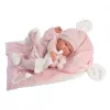 Pop 73860 babypop Nica op roze deken 38 cm Llorens