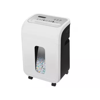 Kantoordocumentenvernietiger TRACER TRANIS47633 wit — 4x12 mm kruissnit, capaciteit 14 vel, opvangbak 20 L