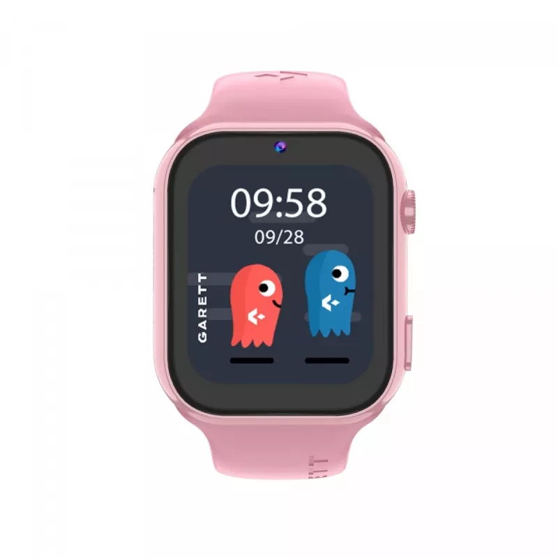 Slim kinderhorloge Garett Kids Twin 2 4G, 1,83" IPS, GPS, roze
