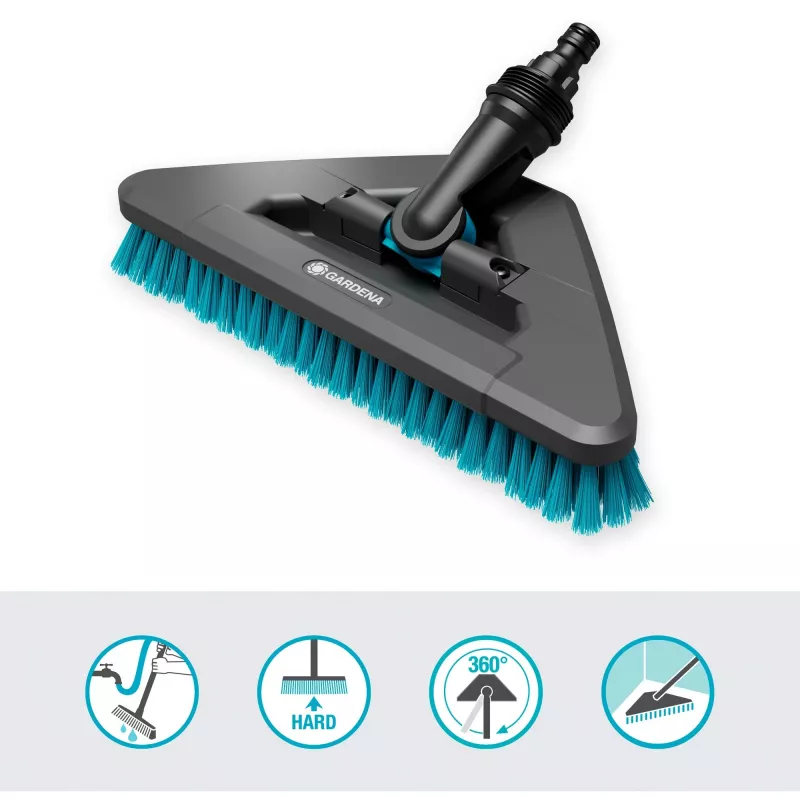 Gardena Cleansystem steelborstel hard flex, 18814-20