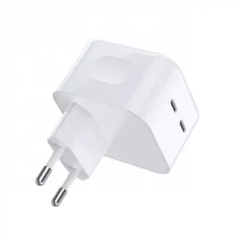 Oplader CHOETECH 2x USB Type-C, 35W, PD3.0, QC3.0