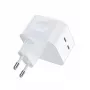 Oplader CHOETECH 2x USB Type-C, 35W, PD3.0, QC3.0