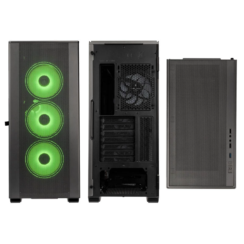 Kolink Stronghold Prism midi tower grijs