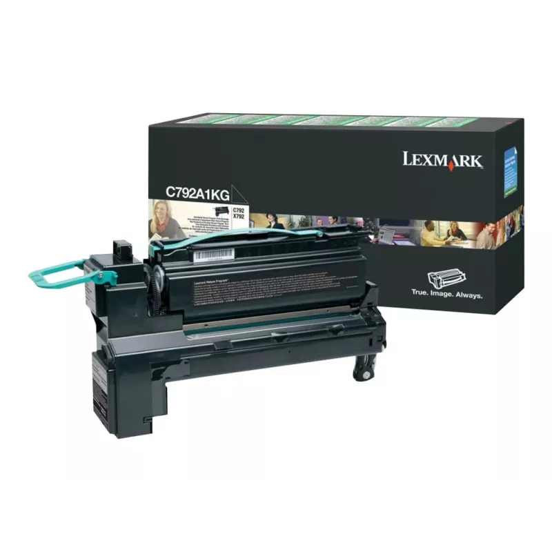 Lexmark C792A1KG Return Programme tonercartridge, zwart, 6000 pagina's