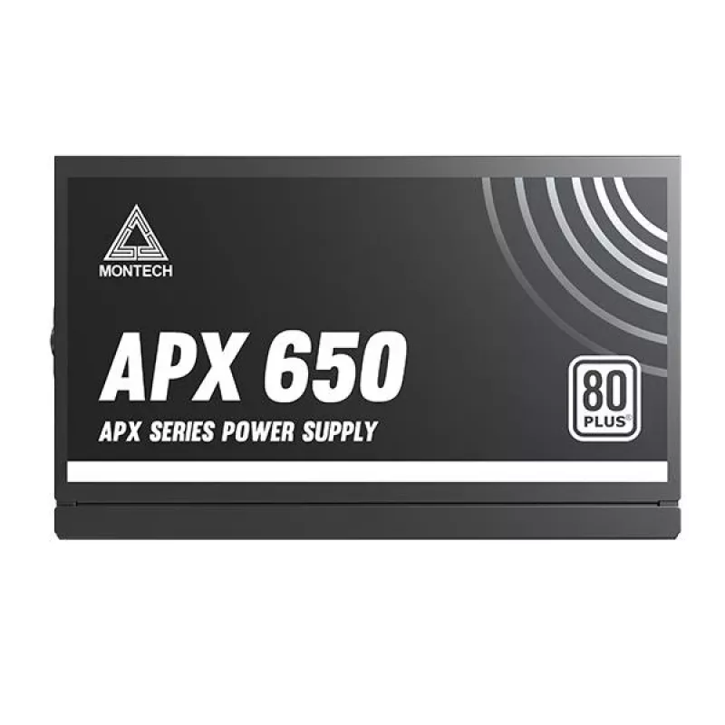 Montech APX650 voeding 650 W 20+4 pin ATX ATX zwart