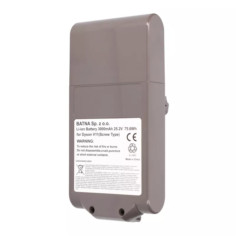 Batterij Dyson voor stofzuiger V11 schroef 25,2 V 3000 mAh
