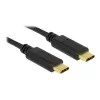 USB-kabel DeLOCK 83868 USB 2.0 4 m USB-C zwart