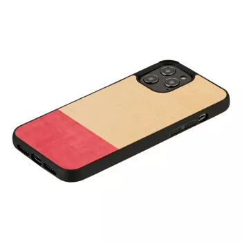 Telefoonhoesje Man and Wood voor iPhone 12 / 12 Pro — miss match zwart