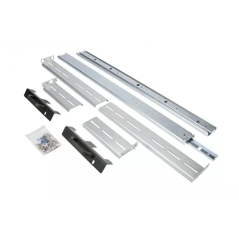 Supermicro CSE-PT26L-B rackmontagekit, zwart, voor SC742/SC743/SC745