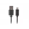 USB-A naar USB-C-kabel LANBERG CA-USBO-20CU-0018-BK — USB 2.0, 1,8 m, zwart