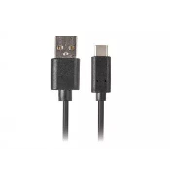 USB-A naar USB-C-kabel LANBERG CA-USBO-20CU-0018-BK — USB 2.0, 1,8 m, zwart
