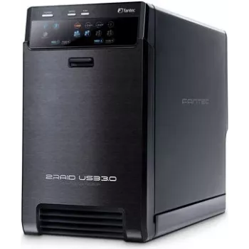 Fantec behuizing. QB-X2US3R USB3.0/2x3.5Sata RAID (1826)