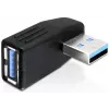USB 3.0 M/F-adapter Delock 65342 zwart