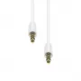 ProXtend 3-pins slank verlengkabel M-M wit 10 m (M3S-10W)