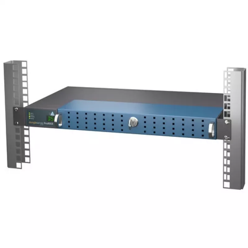 Printserver SEH dongleserver ProMAX Ethernet LAN zwart blauw