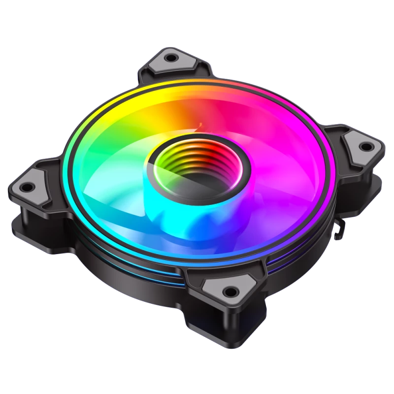 Gamemax | behuizingsventilator | DUAL RING INFINITY | zwart