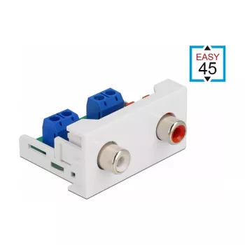 Easy 45 module 2 x RCA-bus DeLOCK 81338