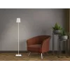Beper P201UTP404 oplaadbare LED-vloerlamp, in hoogte verstelbaar, 2,5 W, dimbaar, metaal, wit