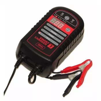 Autobatterij-oplader IDEAL SMART7 — intelligente oplader, snel laden, compact ontwerp