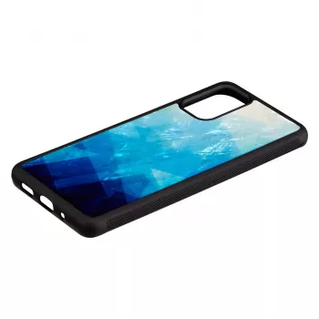 Hoes iKins voor Samsung Galaxy S20+ — blue lake zwart finish