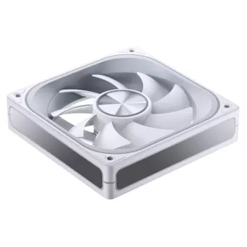 120mm PWM ARGB-koelventilator Jonsbo ZA-120 wit — model ZA-120W, PWM-regeling, ARGB-verlichting