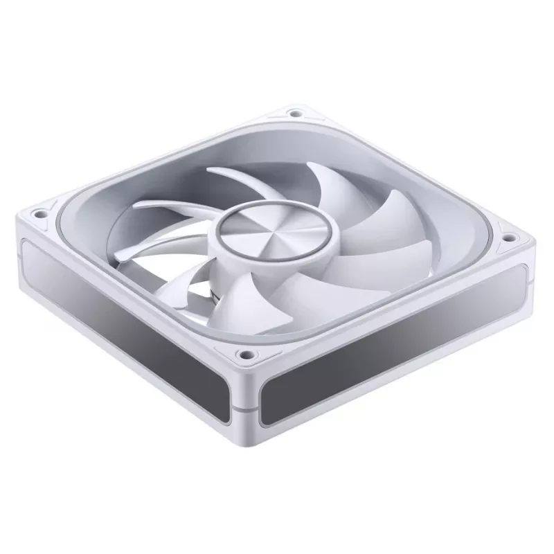 120mm PWM ARGB-koelventilator Jonsbo ZA-120 wit — model ZA-120W, PWM-regeling, ARGB-verlichting