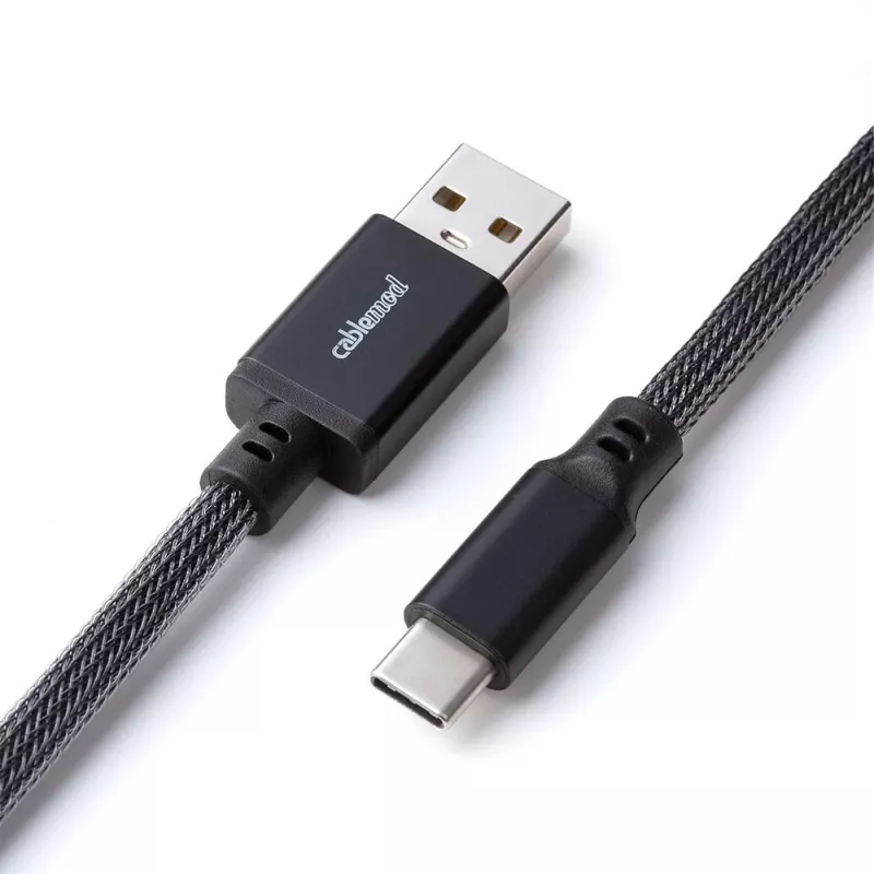 Kabel USB A naar USB C 1,5m grijs Cablemod CM-CKCA-KC-KC150KC-R