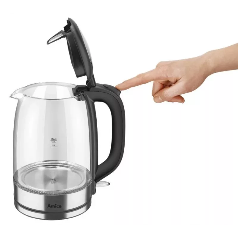 Waterkoker Amica 1.7L 2200W zilver