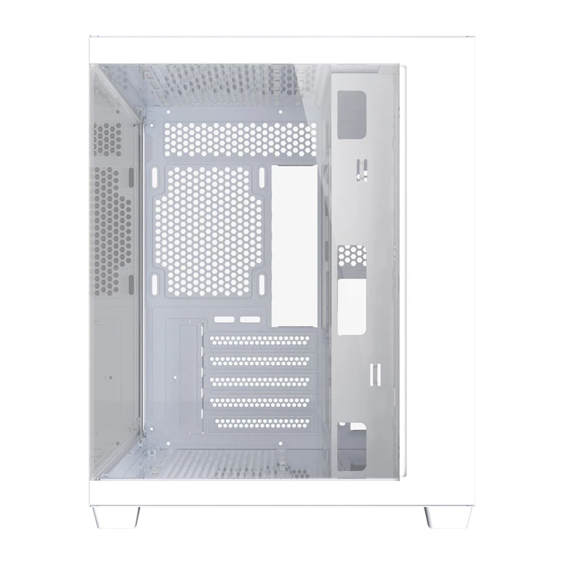 Computerbehuizing DarkFlash B275 (wit) midi-tower ATX-compatibel, front-I/O, gehard glas
