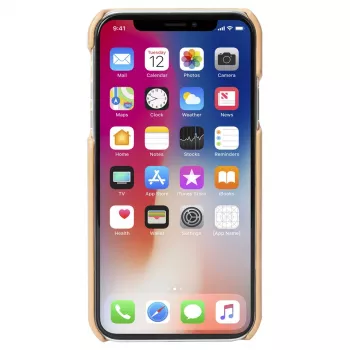 Smartphonehoes Krusell Sunne voor Apple iPhone XS – vintage nude