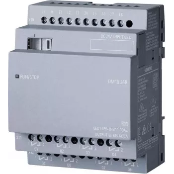Siemens LOGO DM16 24R digitaal en analoog I/O-module relaiskanaal (6ED1055-1NB10-0BA2)