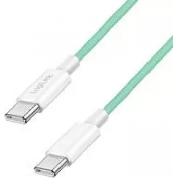 LogiLink USB 2.0 Type-C kabel C/m> C/m Nylon 60W groen - kabel - digitaal/data (CU0347)
