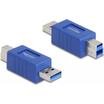 DeLOCK 67213 kabeladapter USB Type-A USB Type-B blauw