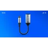 Savio adapter USB-C (M) HDMI (v), 4K, 60Hz, aluminium, AK-78