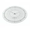 NeXtime klok 8125 Fancy Round, Ø43 cm, wand, wit/zilver