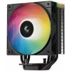 Ventilator DeepCool AG400 BK ARGB V2 120 mm zwart — 120 mm CPU-koelventilator met hydraulisch lager, multi-socket ondersteuning