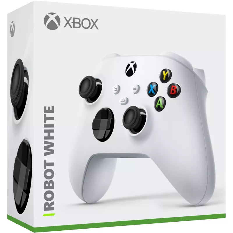 Microsoft Xbox Wireless Controller - Gamepad - Draadloos - Bluetooth - Robot White - voor pc, Microsoft Xbox One, Android, Microsoft Xbox Series S, Microsoft Xbox Series X