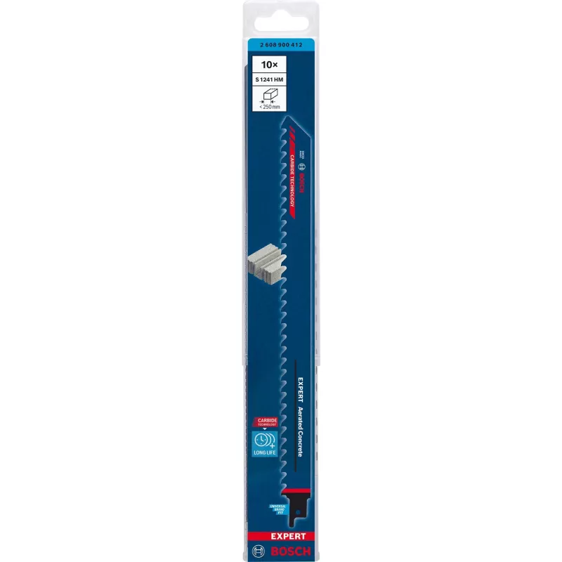 Bosch 2 608 900 412 decoupeer-/figuurzaag-/sabelzaagblad hardmetaal 10 stk.
