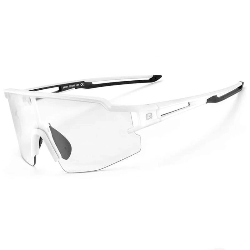 Rockbros 10172 UV400 witte fotochromatische fietsbril