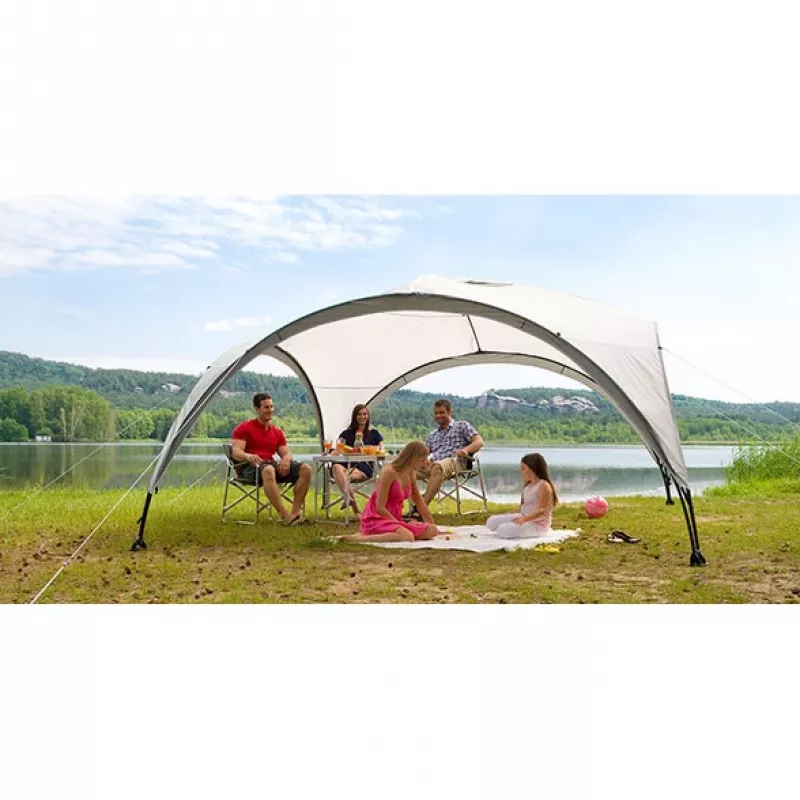 Paviljoen Event Shelter, 4,5 x 4,5 m (lichtgrijs/grijs)