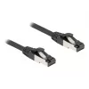 Netwerkkabel DeLOCK 80566 RJ-45 Cat8.1 0,25 m zwart