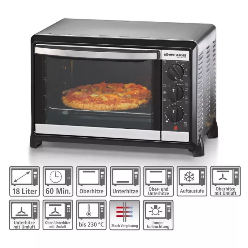 Mini-oven Rommelsbacher BG 1055/E