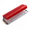 M.2 SSD-koeler Jonsbo M.2-6 RED 2280 passief koellichaam voor 2280 NVMe/SATA-schijven