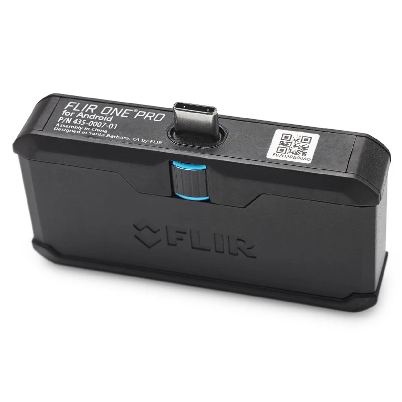 FLIR One Pro FP3IC warmtebeeldcamera voor iPhone USB-C, 160x120 px, MSX, VividIR, tot 400 °C, zwart
