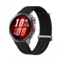 Smartwatch HUAWEI GT Runner 2 — 1,32 inch (3,35 cm) AMOLED 466×466, titanium behuizing, GPS, fluorelastomeer bandje zwart
