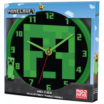 Wandklok Minecraft 25 cm