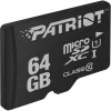 Geheugenkaart PATRIOT MicroSDXC 64GB UHS‑I Class 10 U1 80MB/s (PSF64GMDC10)