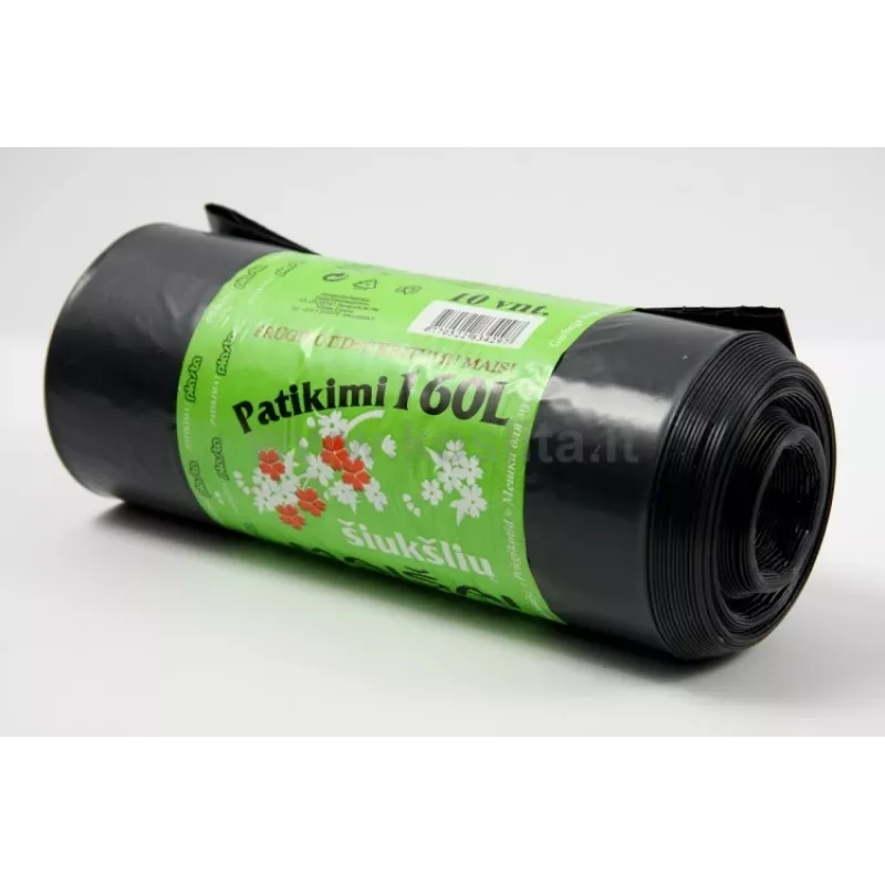 Vuilniszakken Plasta Prof., 160 l / 10 stuks, 40 micron, LDPE
